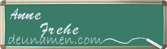 Anne Frehe Visitenkarte